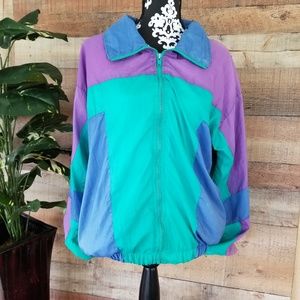Pro Spirit Vintage 90s Nylon Windbreaker Jacket